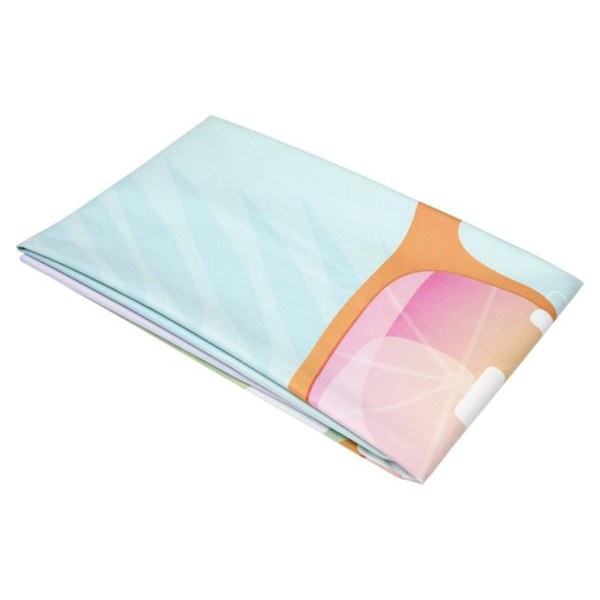 Logotrade profilprodukter bild: Tulsi lätt handduk med sublimeringstryck 90 × 150 cm