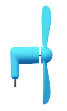 Logotrade reklamprodukter bild: Bärbar USB-fläkt